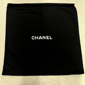 Chanel large drawstring dustbag black